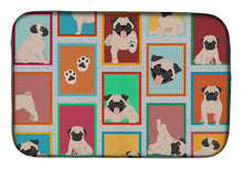 Load image into Gallery viewer, Lots of Fawn Pug Dish Drying Mat