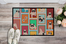 Load image into Gallery viewer, Lots of Fawn Pug Doormat - 24x36 Decorative Floor Mat – Indoor/Outdoor Rug with Artistic Flair