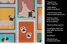 Load image into Gallery viewer, Lots of Fawn Pug Kitchen Towel