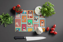Load image into Gallery viewer, Lots of Fawn Pug Glass Cutting Boards – Durable, Decorative Kitchen Art Large