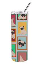 Load image into Gallery viewer, Lots of Fawn Pug Stainless Steel 20 oz Skinny Tumbler