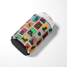 Load image into Gallery viewer, Lots of Black Pug Can or Bottle Hugger