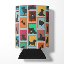 Load image into Gallery viewer, Lots of Black Pug Can or Bottle Hugger