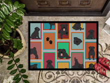 Load image into Gallery viewer, Lots of Black Pug Doormat - 24x36 Decorative Floor Mat – Indoor/Outdoor Rug with Artistic Flair