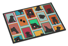 Load image into Gallery viewer, Lots of Black Pug Doormat - 24x36 Decorative Floor Mat – Indoor/Outdoor Rug with Artistic Flair