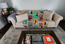 Load image into Gallery viewer, Lots of Boston Terrier Quilted Blanket 50x60