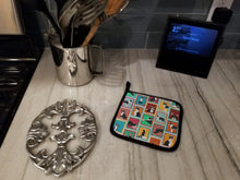 Load image into Gallery viewer, Lots of Boston Terrier Pot Holders - Set of 2 Decorative Kitchen Helpers | Made in the USA
