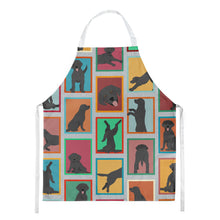 Load image into Gallery viewer, Lots of Black Labrador Retriever Apron – Artist-Designed Kitchen, BBQ &amp; Craft Apron