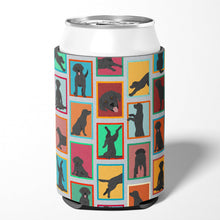 Load image into Gallery viewer, Lots of Black Labrador Retriever Can or Bottle Hugger