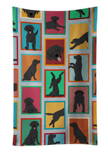 Load image into Gallery viewer, Lots of Black Labrador Retriever Kitchen Towel