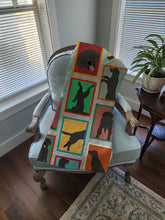 Load image into Gallery viewer, Lots of Black Labrador Retriever Quilted Blanket 50x60