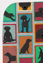 Load image into Gallery viewer, Lots of Black Labrador Retriever Quilted Blanket 50x60