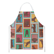 Load image into Gallery viewer, Lots of Chocolate Labrador Retriever Apron – Artist-Designed Kitchen, BBQ &amp; Craft Apron