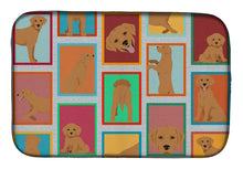 Load image into Gallery viewer, Lots of Red Fox Labrador Retriever Dish Drying Mat