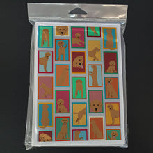 Load image into Gallery viewer, Lots of Red Fox Labrador Retriever Greeting Cards -  Blank Note Cards – 8-Pack of Artist-Designed Cards with Envelopes