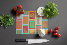 Load image into Gallery viewer, Lots of Red Fox Labrador Retriever Glass Cutting Boards – Durable, Decorative Kitchen Art Large