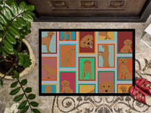 Load image into Gallery viewer, Lots of Red Fox Labrador Retriever Doormat - 18x27 Decorative Floor Mat – Indoor/Outdoor Rug with Artistic Flair