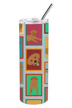Load image into Gallery viewer, Lots of Red Fox Labrador Retriever Stainless Steel 20 oz Skinny Tumbler