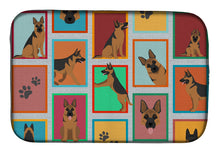 Load image into Gallery viewer, Lots of German Shepherd Dish Drying Mat