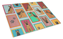 Load image into Gallery viewer, Lots of German Shepherd Glass Cutting Boards – Durable, Decorative Kitchen Art Large