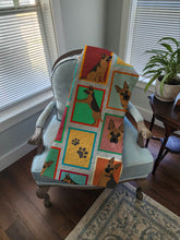 Load image into Gallery viewer, Lots of German Shepherd Quilted Blanket 50x60