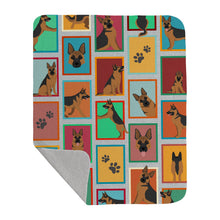 Load image into Gallery viewer, Lots of German Shepherd Quilted Blanket 50x60
