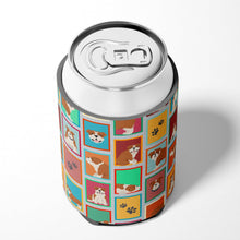 Load image into Gallery viewer, Lots of Red and White English Bulldog Can or Bottle Hugger