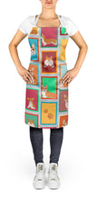 Load image into Gallery viewer, Lots of Red and White Pembroke Corgi Apron – Artist-Designed Kitchen, BBQ &amp; Craft Apron