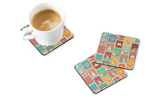Load image into Gallery viewer, Lots of Red and White Pembroke Corgi Foam Coaster