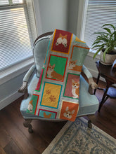 Load image into Gallery viewer, Lots of Red and White Pembroke Corgi Quilted Blanket 50x60