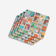 Load image into Gallery viewer, Lots of Blue Merle Welsh Cardigan Corgi Foam Coaster