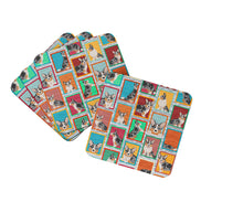 Load image into Gallery viewer, Lots of Blue Merle Welsh Cardigan Corgi Foam Coaster