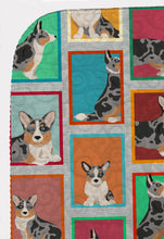 Load image into Gallery viewer, Lots of Blue Merle Welsh Cardigan Corgi Quilted Blanket 50x60