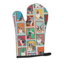 Load image into Gallery viewer, Lots of Blue Merle Welsh Cardigan Corgi Oven Mitt