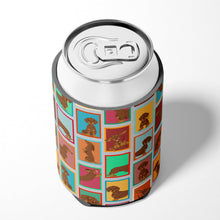 Load image into Gallery viewer, Lots of Chocolate and Tan Dachshund Can or Bottle Hugger