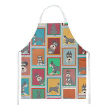 Load image into Gallery viewer, Lots of Schnauzer Apron – Artist-Designed Kitchen, BBQ &amp; Craft Apron