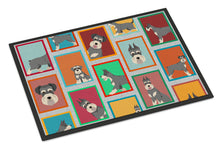 Load image into Gallery viewer, Lots of Schnauzer Doormat - 24x36 Decorative Floor Mat – Indoor/Outdoor Rug with Artistic Flair
