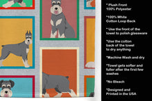 Load image into Gallery viewer, Lots of Schnauzer Kitchen Towel