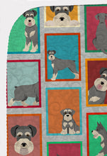 Load image into Gallery viewer, Lots of Schnauzer Quilted Blanket 50x60