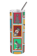 Load image into Gallery viewer, Lots of Schnauzer Stainless Steel 20 oz Skinny Tumbler