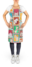 Load image into Gallery viewer, Lots of Westie Apron – Artist-Designed Kitchen, BBQ &amp; Craft Apron
