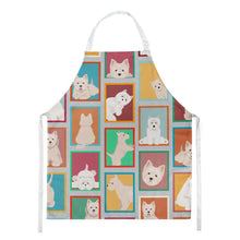 Load image into Gallery viewer, Lots of Westie Apron – Artist-Designed Kitchen, BBQ &amp; Craft Apron