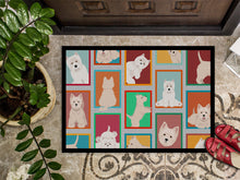 Load image into Gallery viewer, Lots of Westie Doormat - 24x36 Decorative Floor Mat – Indoor/Outdoor Rug with Artistic Flair