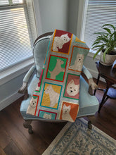Load image into Gallery viewer, Lots of Westie Quilted Blanket 50x60