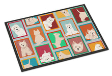 Load image into Gallery viewer, Lots of Westie Doormat - 18x27 Decorative Floor Mat – Indoor/Outdoor Rug with Artistic Flair