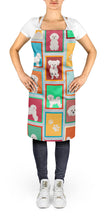 Load image into Gallery viewer, Lots of Bichon Frise Apron – Artist-Designed Kitchen, BBQ &amp; Craft Apron