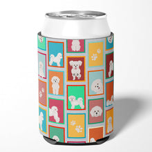 Load image into Gallery viewer, Lots of Bichon Frise Can or Bottle Hugger