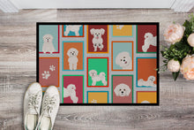 Load image into Gallery viewer, Lots of Bichon Frise Doormat - 24x36 Decorative Floor Mat – Indoor/Outdoor Rug with Artistic Flair
