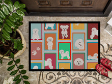 Load image into Gallery viewer, Lots of Bichon Frise Doormat - 18x27 Decorative Floor Mat – Indoor/Outdoor Rug with Artistic Flair