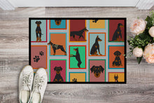 Load image into Gallery viewer, Lots of Doberman Pinscher Doormat - 24x36 Decorative Floor Mat – Indoor/Outdoor Rug with Artistic Flair